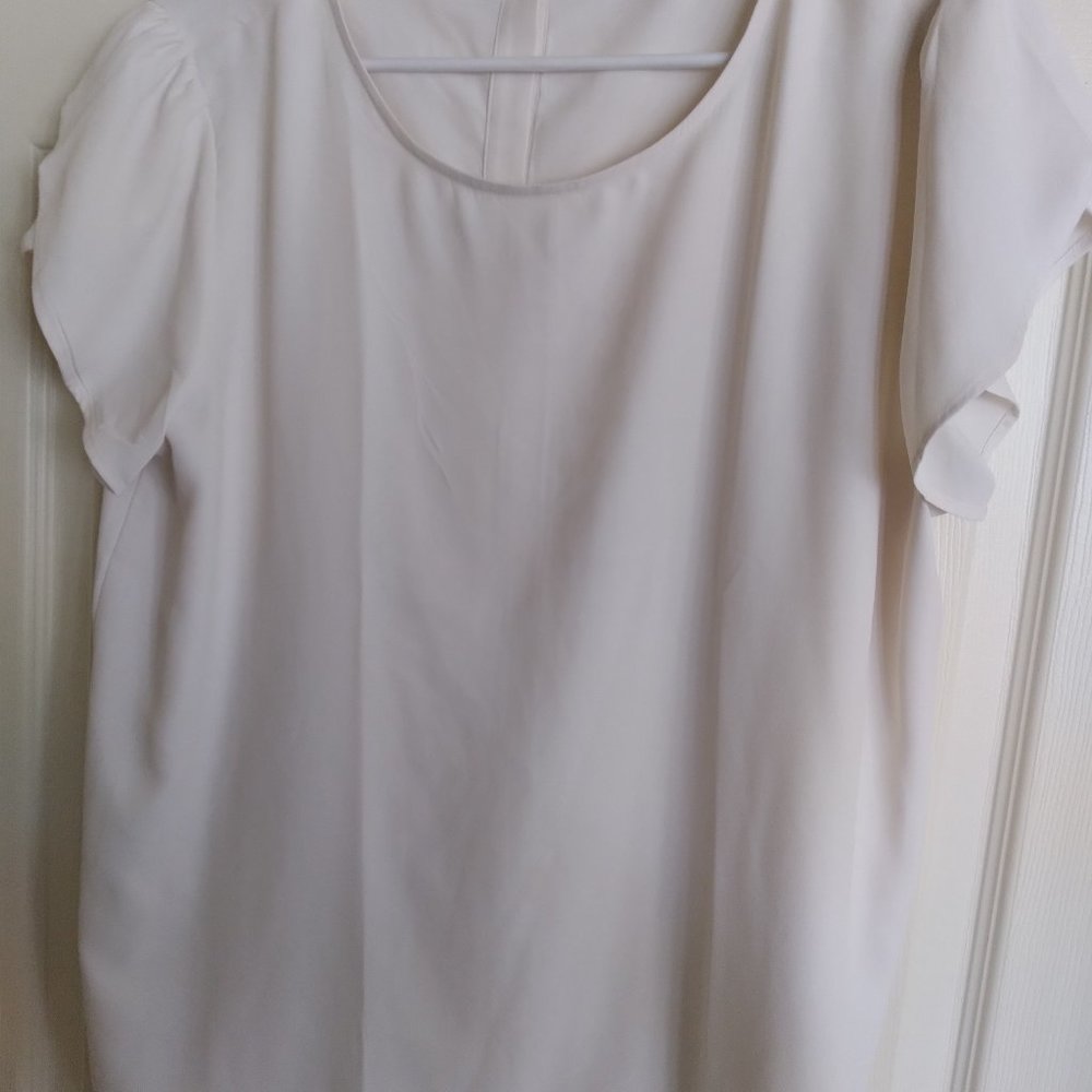 Loft Tulip Sleeve Blouse Large
